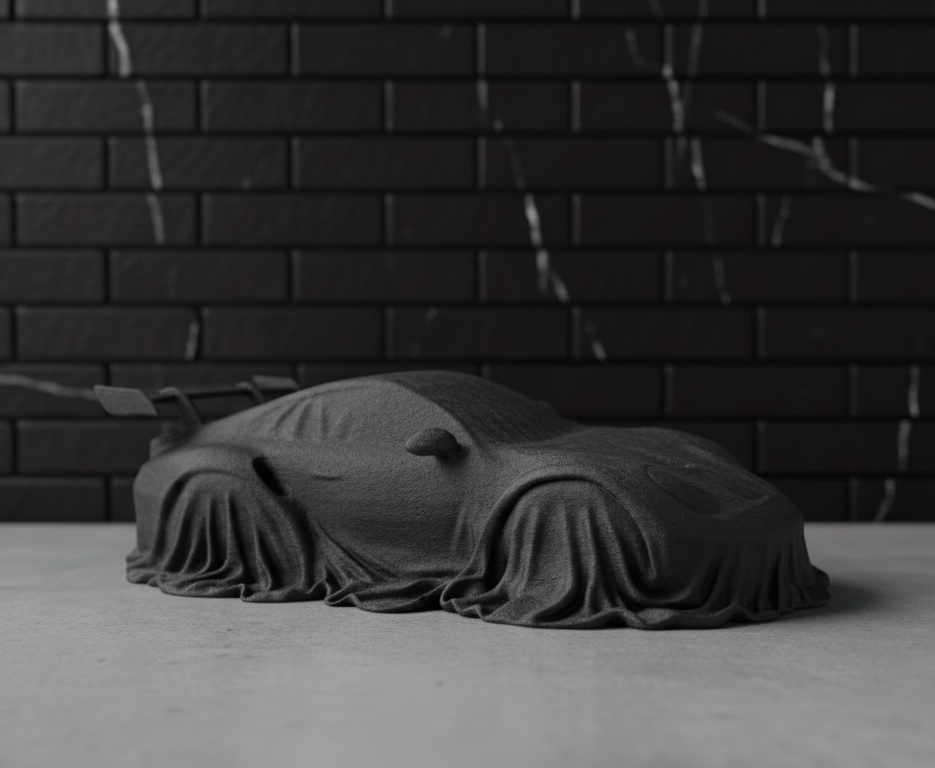 Sculpture Porsche 911 RSR | Sous Bâche — 20 cm
