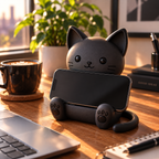 Chat Mignon | Support Téléphone Universel & Organisateur