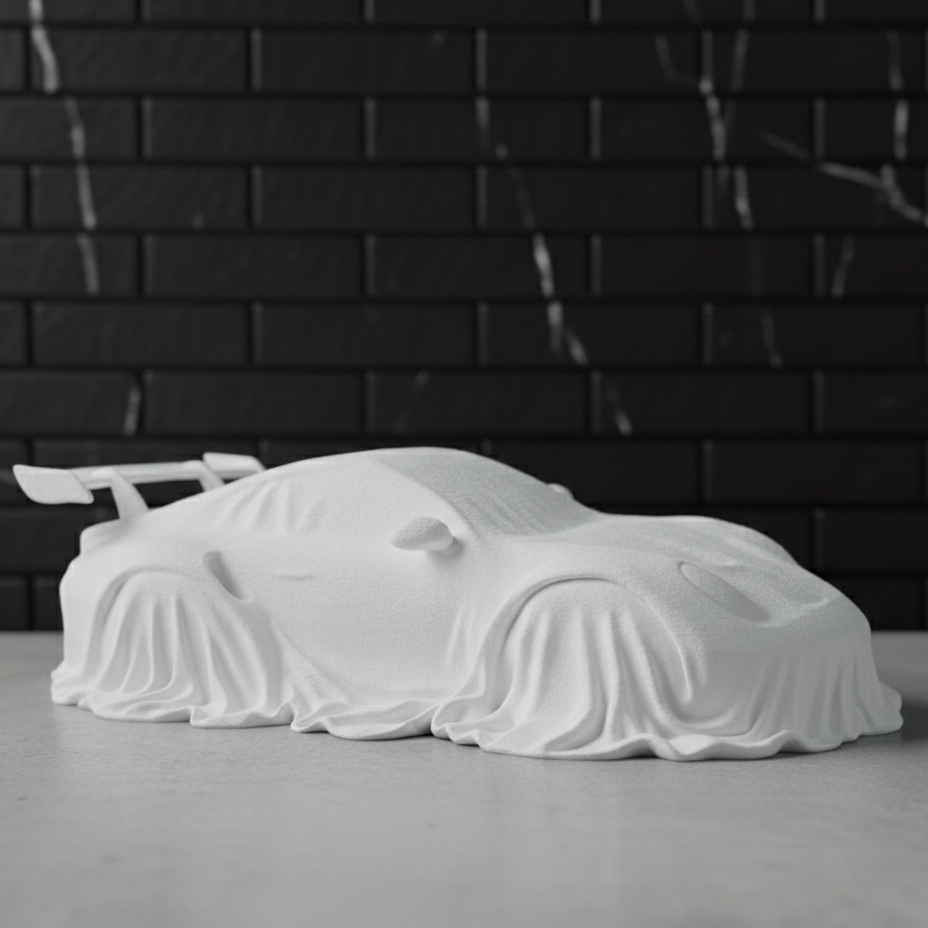 Sculpture Porsche 911 RSR | Sous Bâche — 20 cm