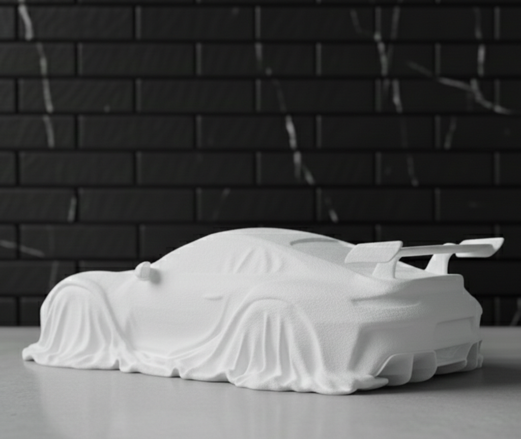Sculpture Porsche 911 RSR | Sous Bâche — 20 cm