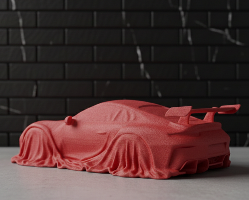 Sculpture Porsche 911 RSR | Sous Bâche — 20 cm