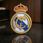 Écusson Mural Real Madrid | Relief 3D – vue 3