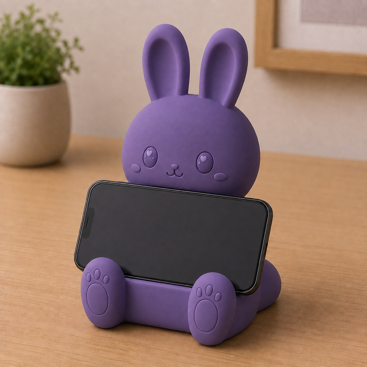 Bunny Mignon | Support Téléphone Universel & Organisateur