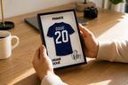 Maillot Encadré Désiré Doué | Équipe de France – vue 3