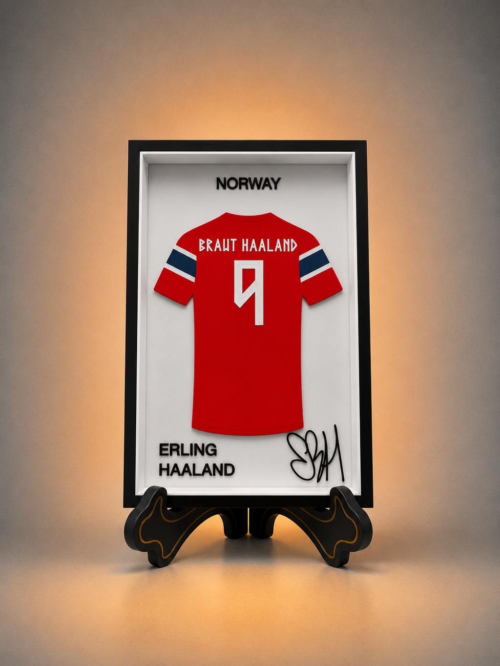 Maillot Encadré Signature Erling Haaland | Norvège