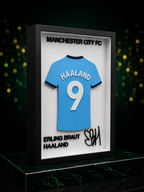 Maillot Encadré Erling Haaland | Manchester City – vue 5