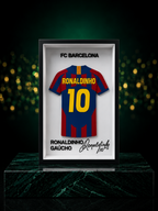 Maillot Encadré Ronaldinho | FC Barcelona – vue 5