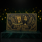 Plaque Collector RC Lens | Coupe de France 2026 – vue 4