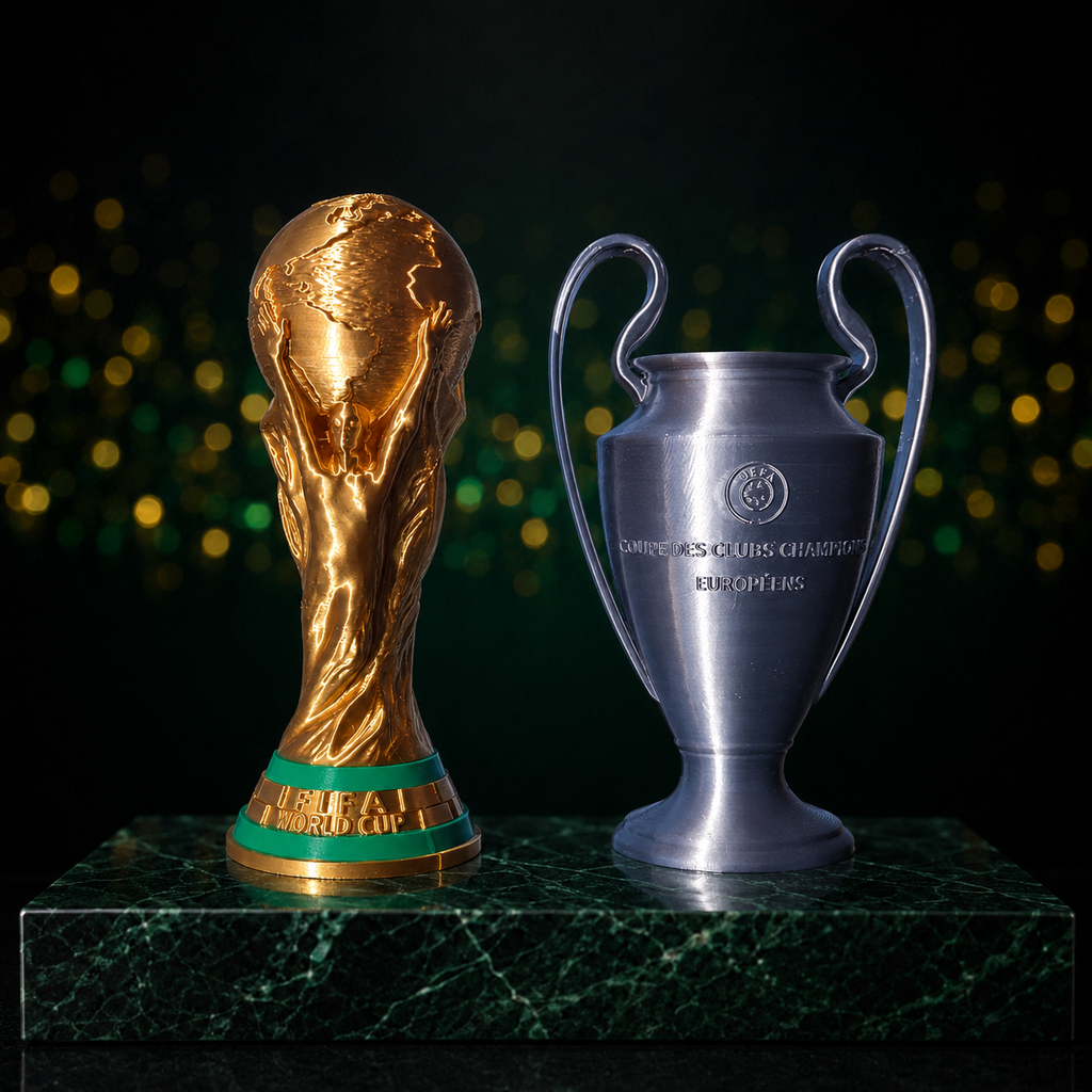 Pack Trophées | Coupe du Monde FIFA & Ligue des Champions | Édition Collection Premium