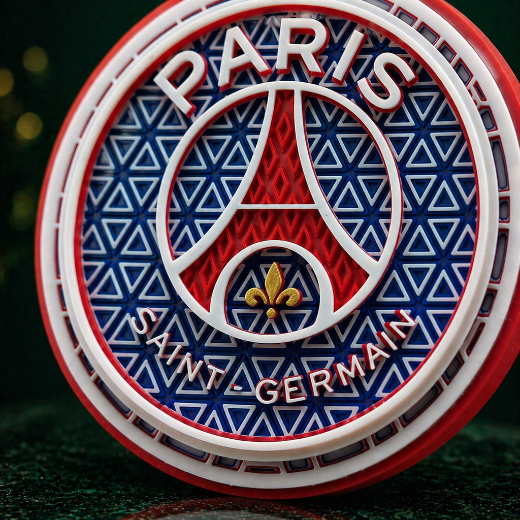 Mosaïque Décorative PSG – Design Premium