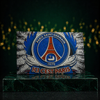 Tableau PSG | Édition Noir – vue 4