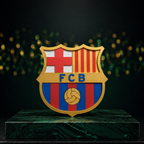 Écusson Mural FC Barcelone | Relief 3D – vue 4