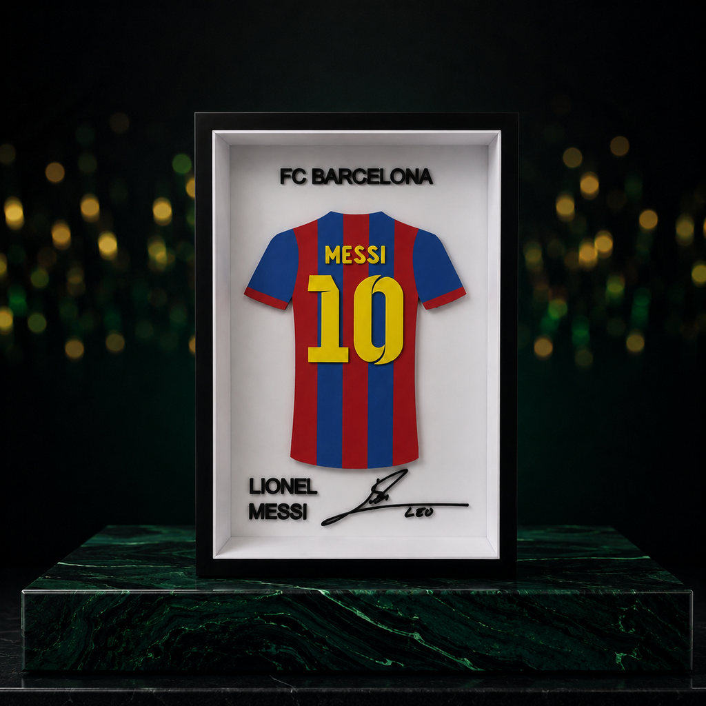 Maillot Encadré Lionel Messi | FC Barcelone – vue 5