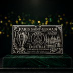 Plaque PSG Double Champion d'Europe | Budapest 2026 – vue 4