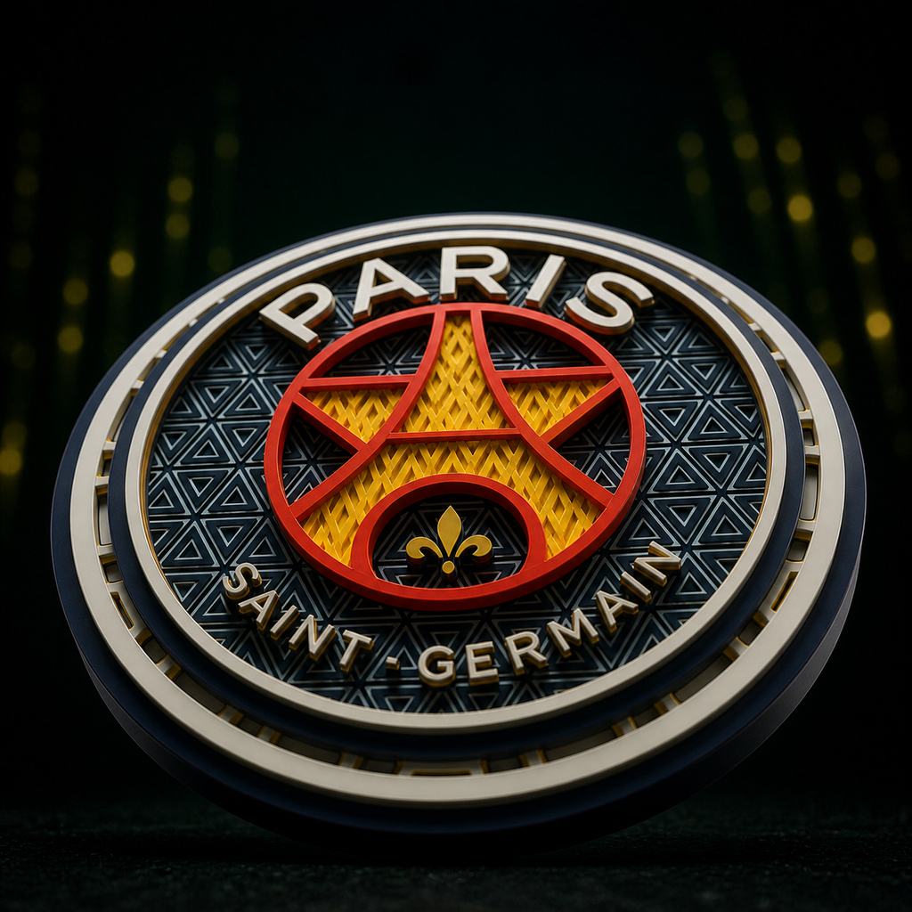 Mosaïque Décorative PSG – Edition Ronde Premium