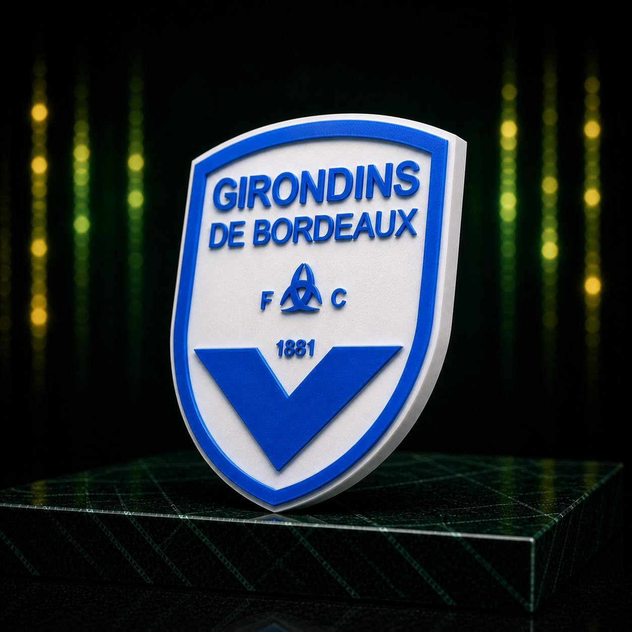 Plaque Décorative Girondins de Bordeaux – Design Premium