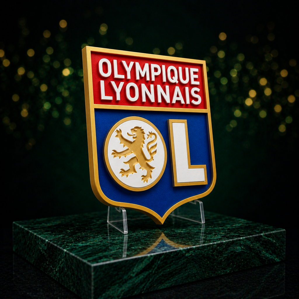 Plaque Décorative Olympique Lyonnais – Design Premium