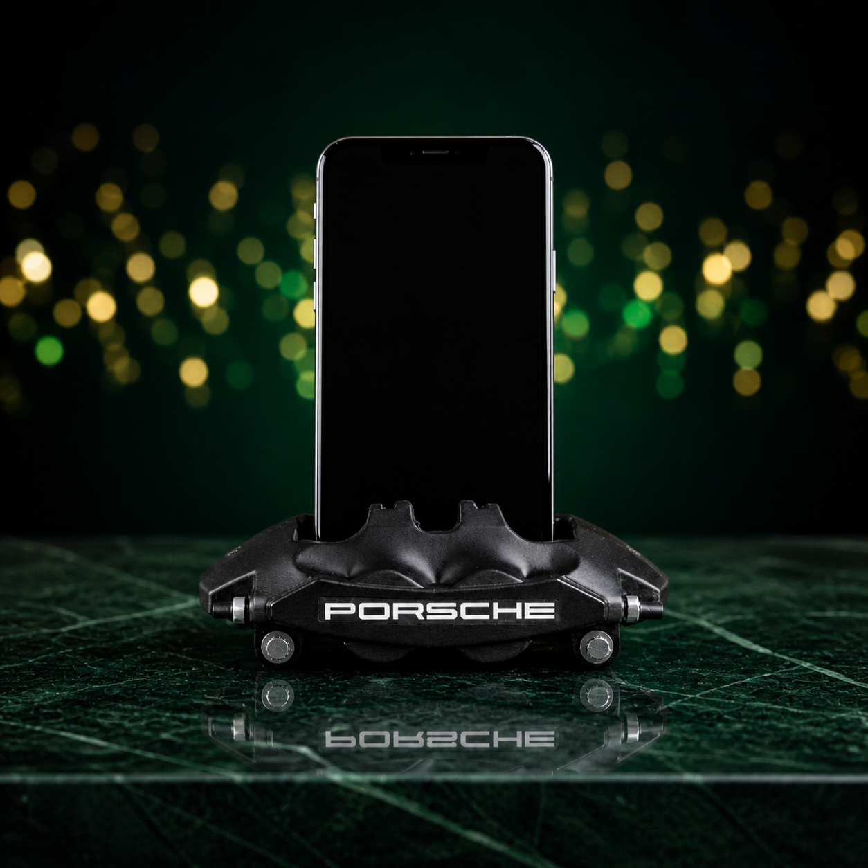 Support Porsche Noir Premium