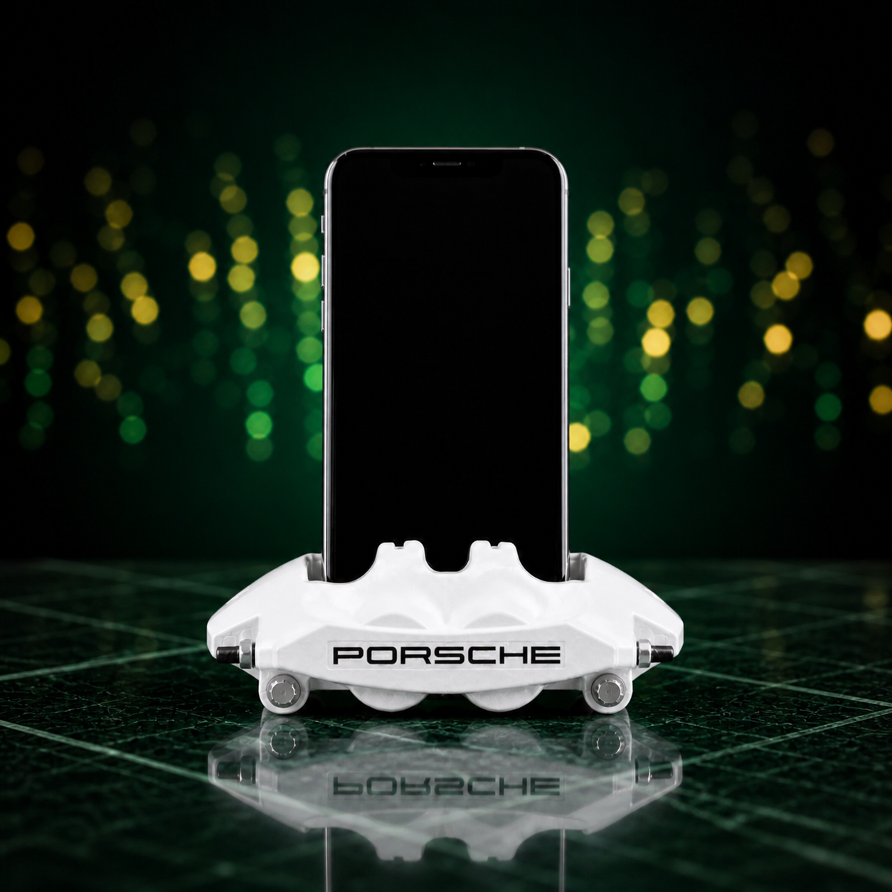 Support Porsche Blanc Premium