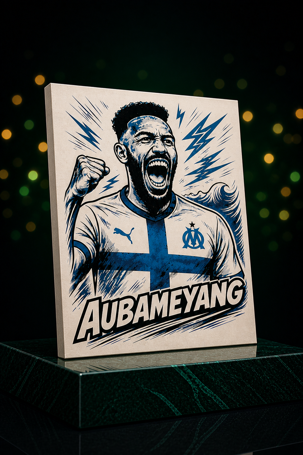 Tableau OM – Aubameyang Edition Graphique