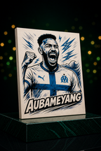 Tableau OM Aubameyang | Édition Graphique – vue 4