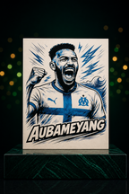 Tableau OM Aubameyang | Édition Graphique – vue 3