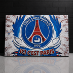 Plaque Déco PSG | Ici C'est Paris — Relief 3D