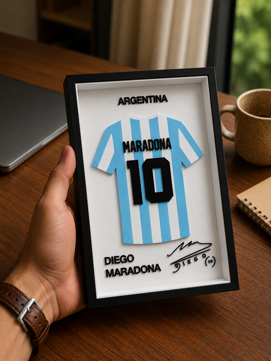Maillot Encadré Diego Maradona | Argentine