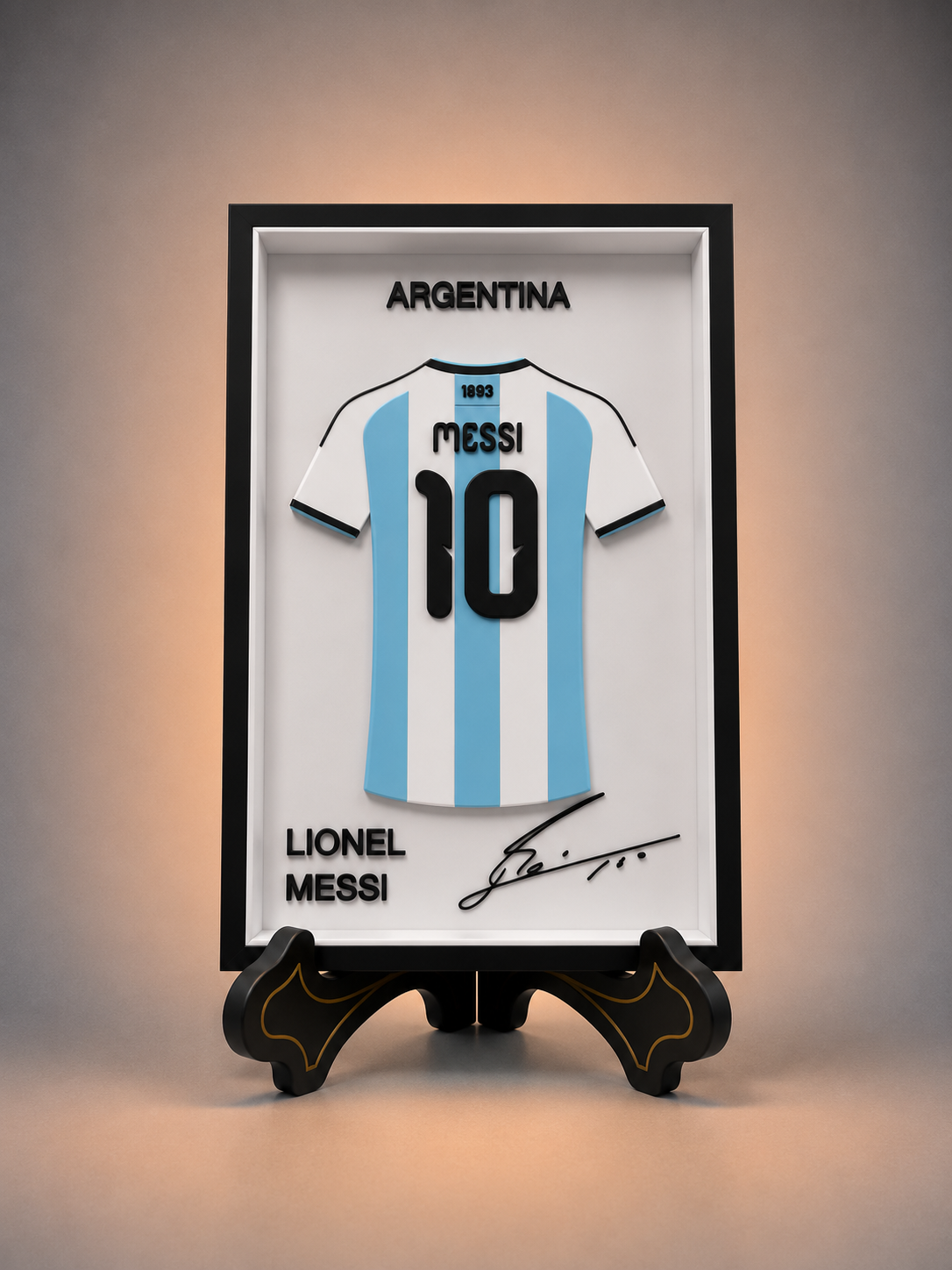 Maillot Encadré Lionel Messi