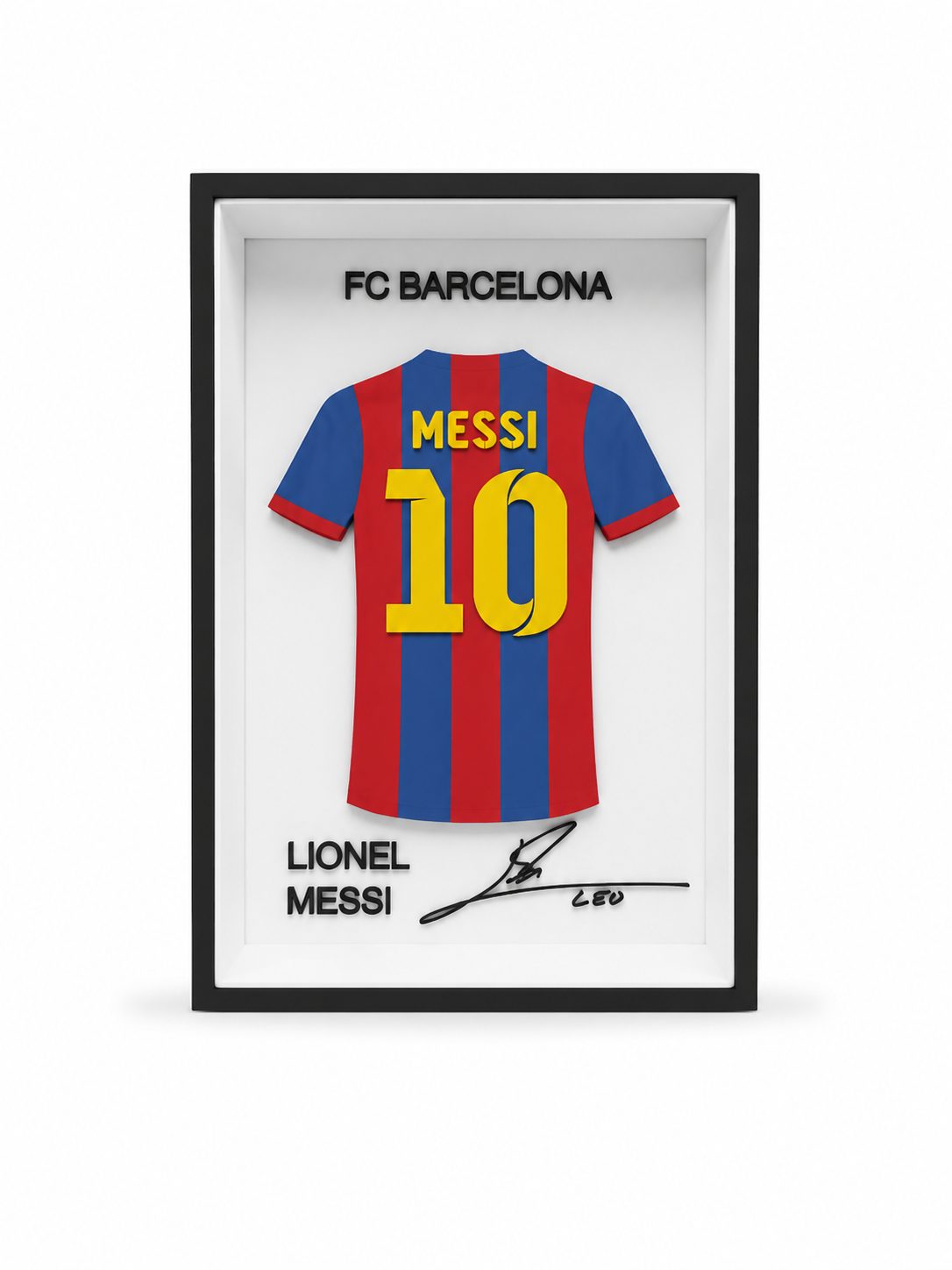 Cadre Maillot Lionel Messi FC Barcelone #10
