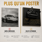 Sculpture Murale Design | Porsche 911 GT3 RS (992) | Art Moderne |
