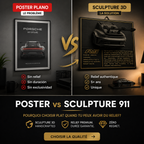 Sculpture Murale Design | Porsche 911 GT3 RS (992) | Art Moderne |