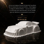 Sculpture Porsche 911 Turbo 964 | Sous Bâche — 20 cm