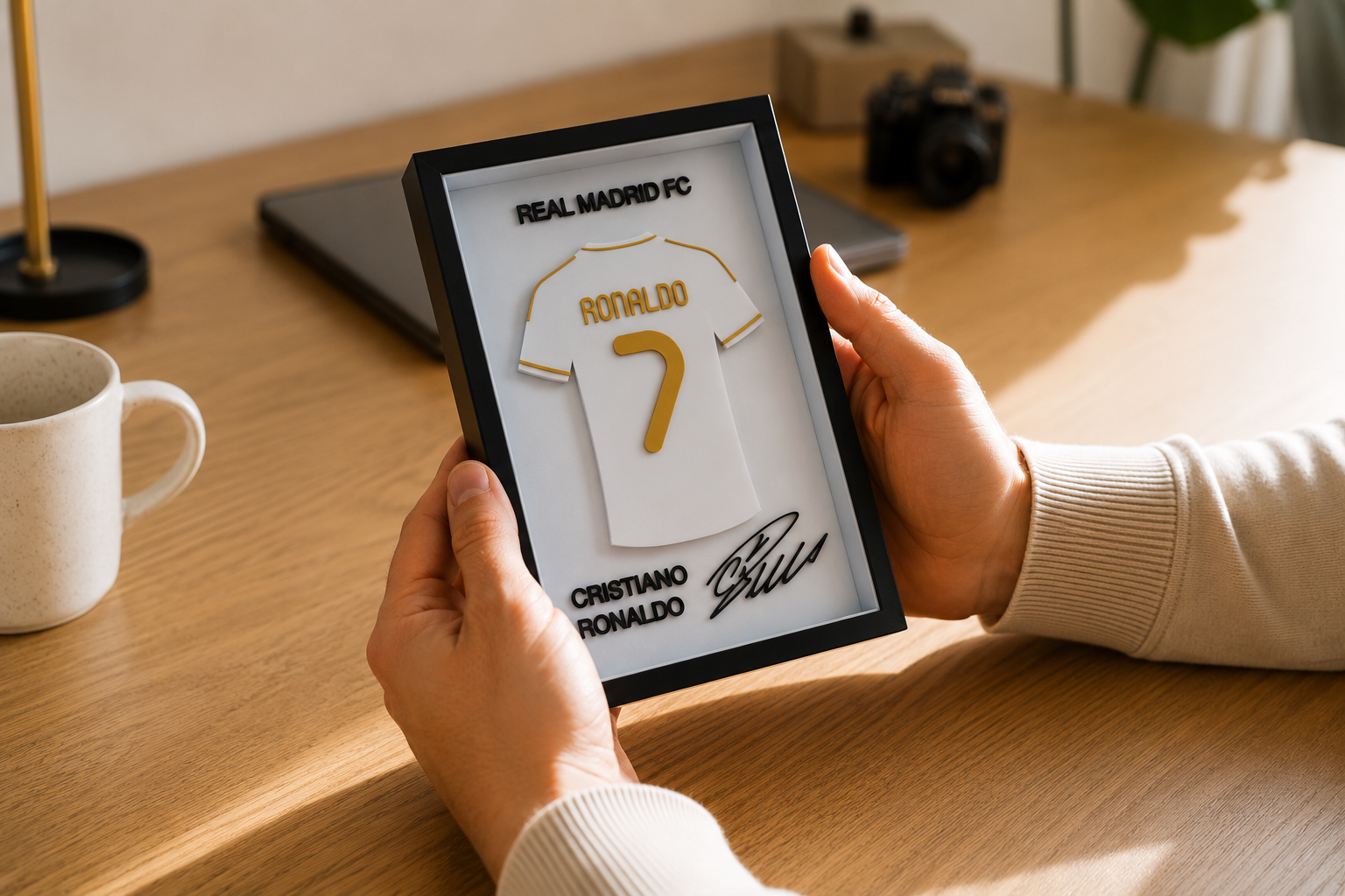 Cadre Maillot Cristiano Ronaldo Real Madrid #7
