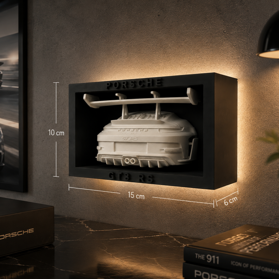 Sculpture Automobile Moderne GT3 RS | 4 Coloris Disponibles