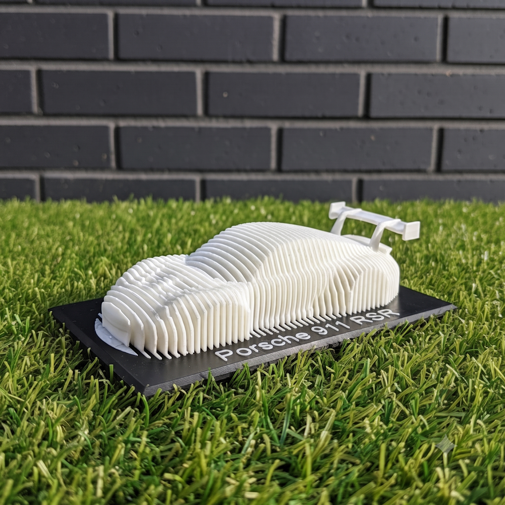 Porsche 911 RSR | Sculpture Layered — 20 cm