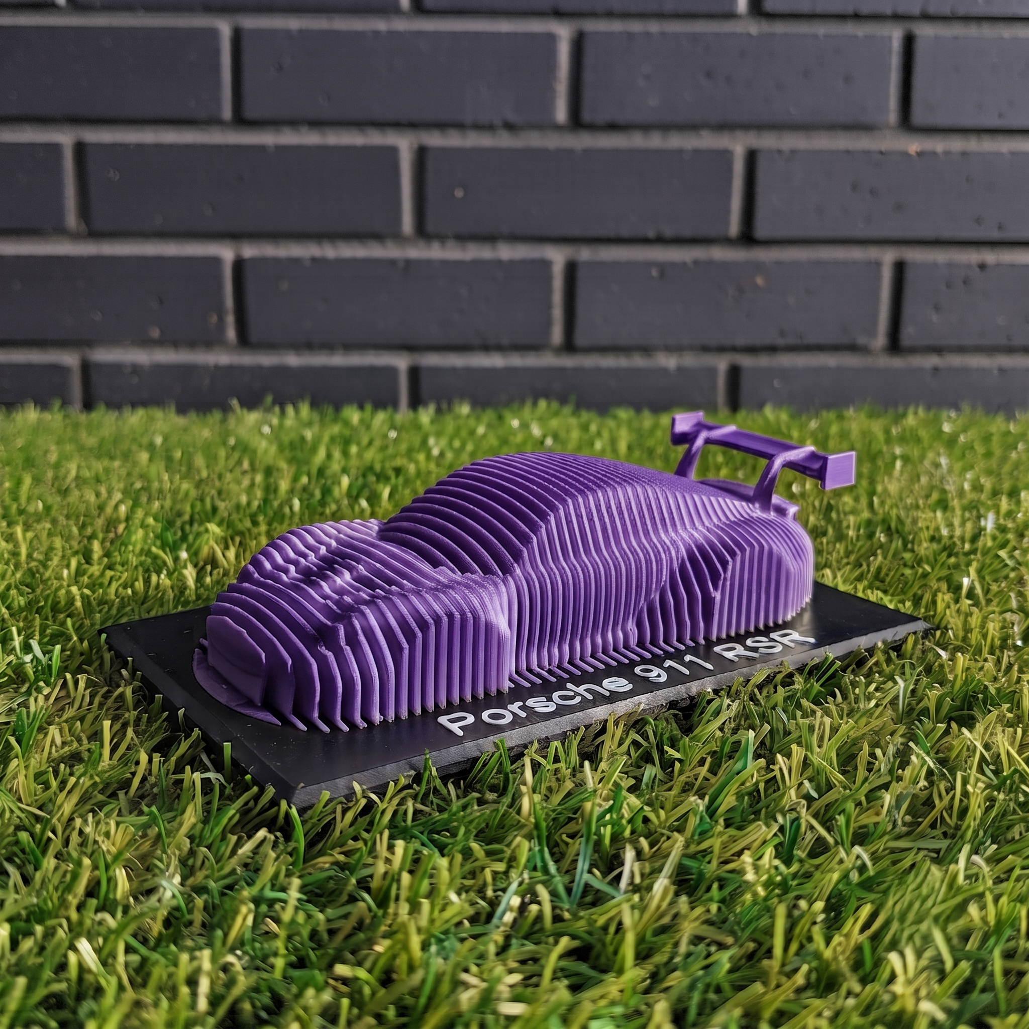 Porsche 911 RSR | Sculpture Layered — 20 cm