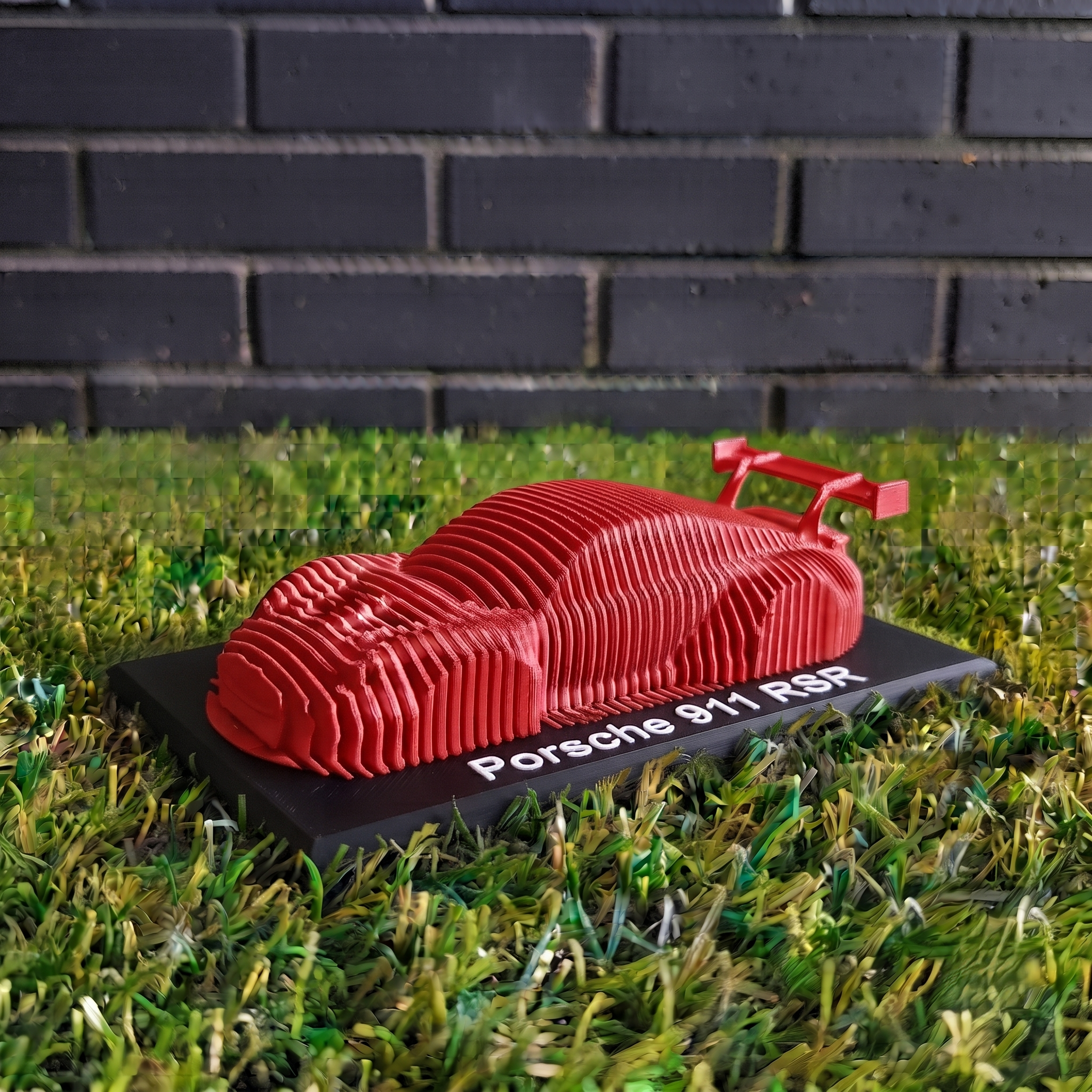 Porsche 911 RSR | Sculpture Layered — 20 cm