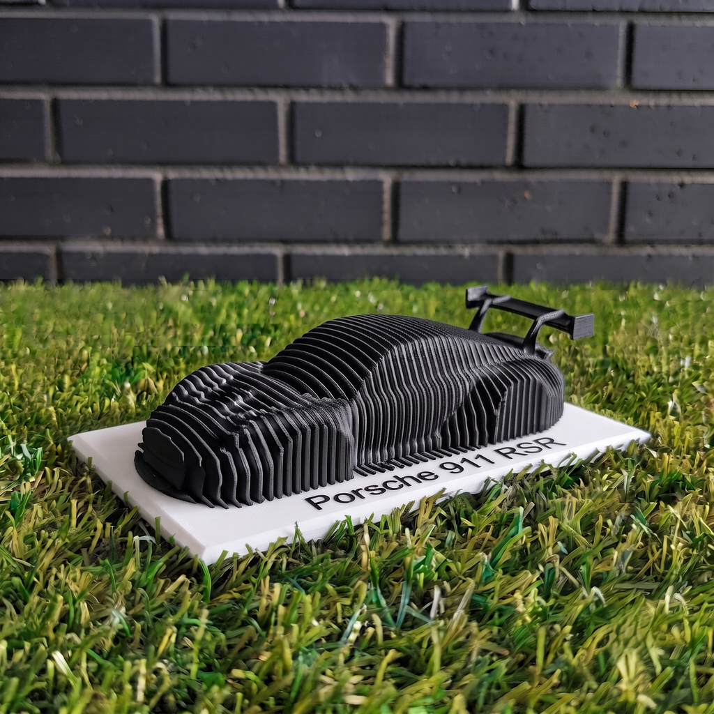 Porsche 911 RSR | Sculpture Layered — 20 cm