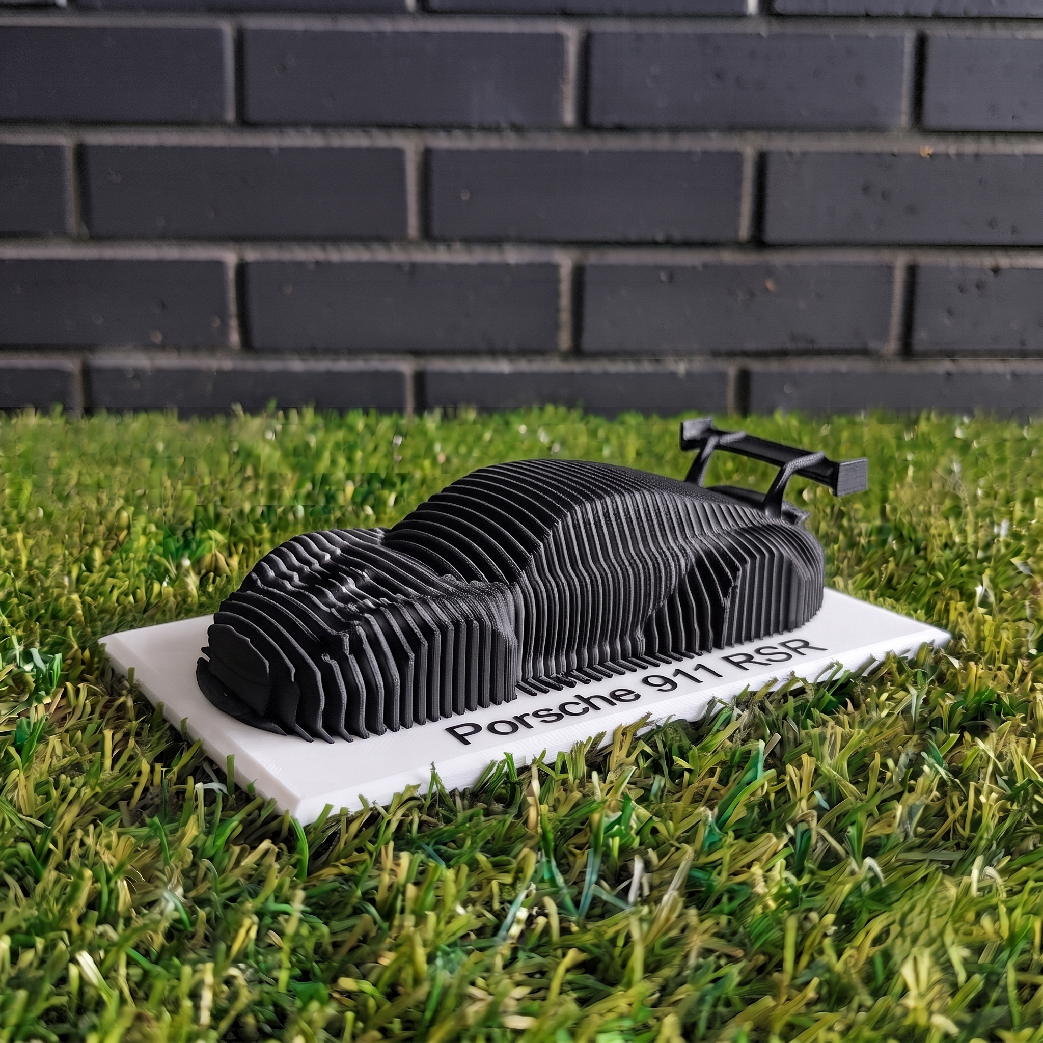 Porsche 911 RSR | Sculpture Layered — 20 cm