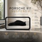 Sculpture Porsche 911 Suspendu | Sculpture d’Art Moderne | Pièce de Collection
