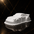 Sculpture Porsche 911 Turbo 964 | Sous Bâche — 20 cm