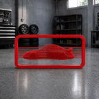 Sculpture Porsche 911 Suspendu | Sculpture d’Art Moderne | Pièce de Collection