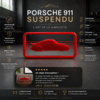 Sculpture Porsche 911 Suspendu | Sculpture d’Art Moderne | Pièce de Collection