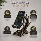 Support Téléphone Artisanal | Chaque Pièce Unique