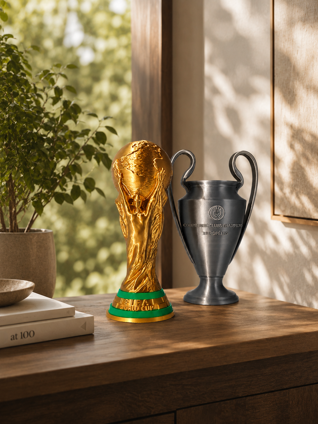 Pack Trophées | Coupe du Monde FIFA & Ligue des Champions | Édition Collection Premium