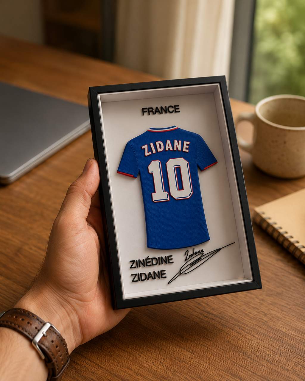 Maillot Encadré Zinédine Zidane | France 1998