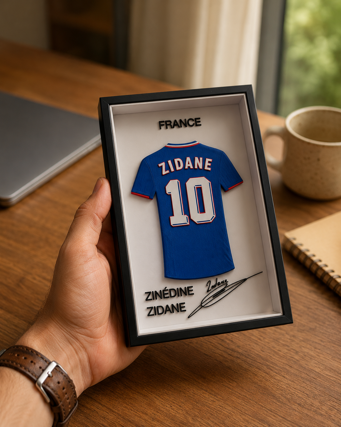 Maillot Encadré Zinédine Zidane | France 1998