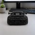 Toyota Supra Voronoi | Pièce de Collection | Art Moderne | 20 cm