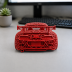 Toyota Supra Voronoi | Pièce de Collection | Art Moderne | 20 cm